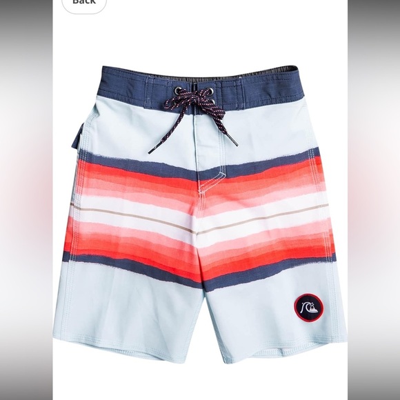 Quiksilver Boys' Surfsilk Resin Tint 14 Boardshort Swim Trunk Bathing Suit - Picture 2 of 9